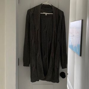 Lauren Conrad gray cardigan sweater